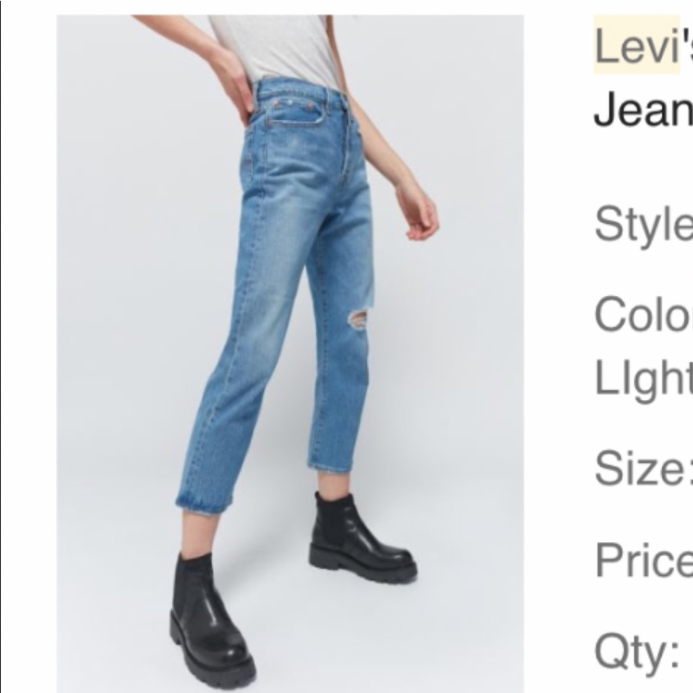 Levi’s Wedgie Straight jeans